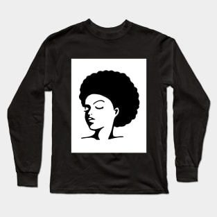 Afro Girl Long Sleeve T-Shirt